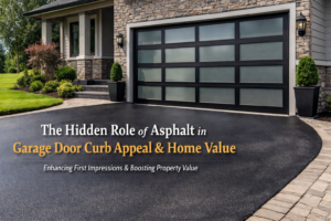The Hidden Role of Asphalt in Garage Door Curb Appeal and Home Value